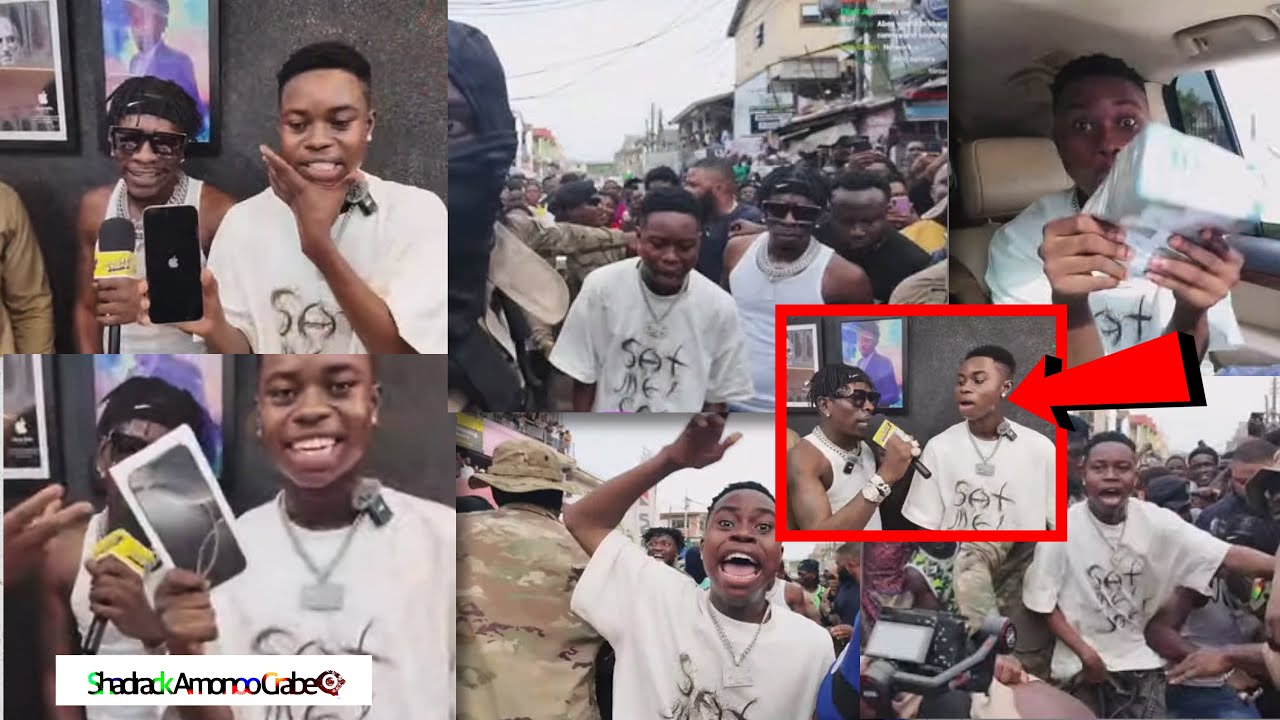 Shatta Wale Gifted Peller IPhone 16 PRO MAX And Money As They Stormed The Streets Of Accra!🇬🇭🇳🇬❤️🔥🔥🔥