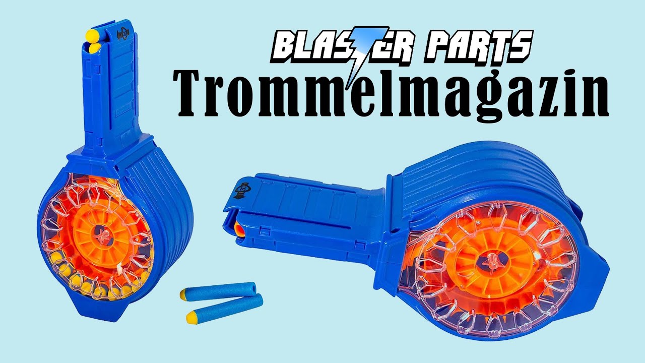 Blasterparts 30er Trommel-Magazin - Unboxing, Review & Test | MagicBiber [deutsch]