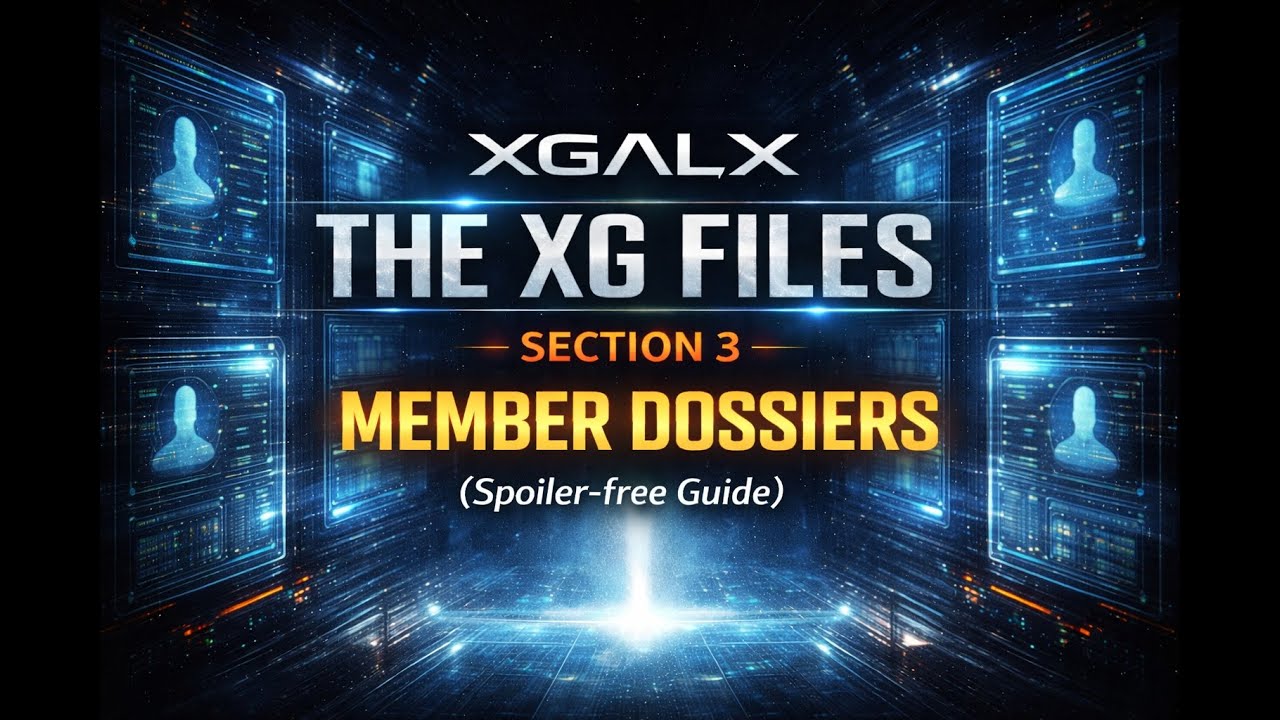 XGALX – THE XG FILES - SECTION 3 - MEMBER DOSSIERS (Spoiler-free XG Guide) @xg_official