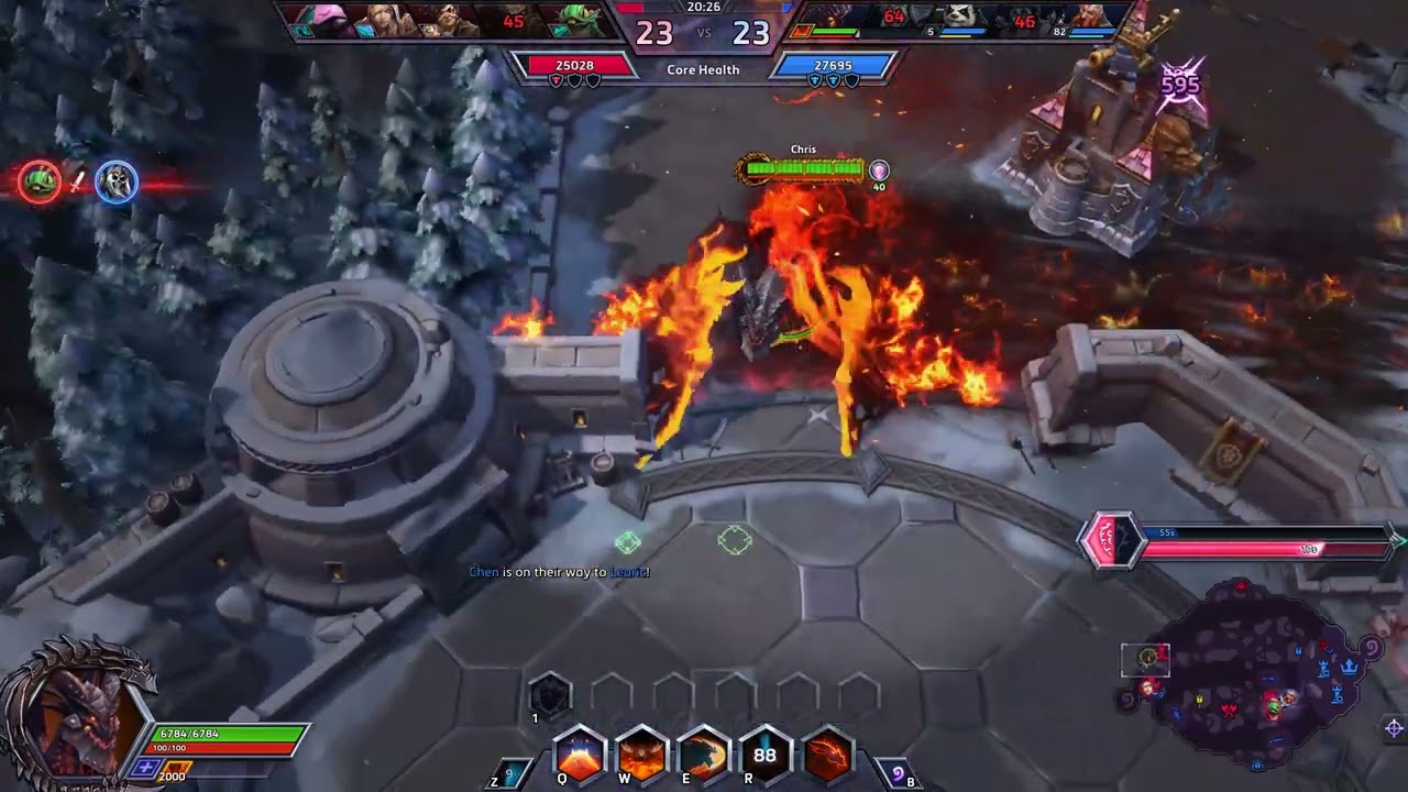 Heroes of the Storm - Incase you were wondering, Cata mythic works vs Alterac's Core