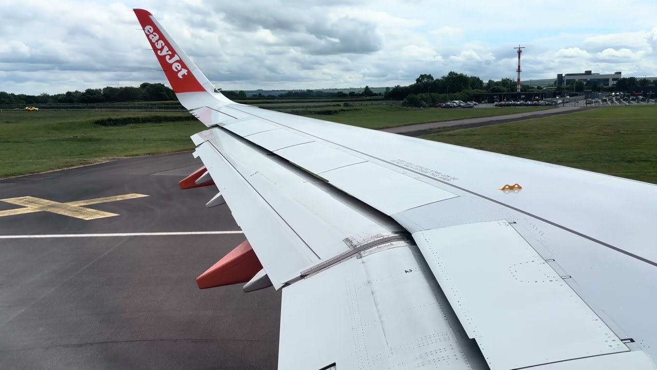 easyJet A321neo Takeoff from Bristol