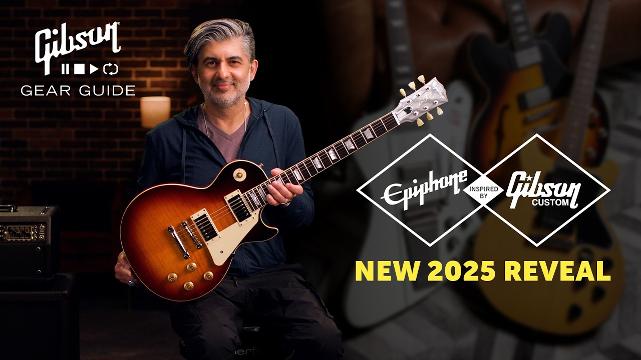 NEW-for-2025 Epiphone Inspired by Gibson Custom Collection — Electric Lineup Reveal