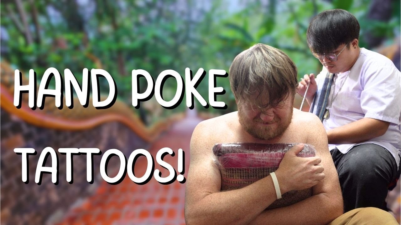 We Got (Traditional Bamboo Stick) Tattoos in Thailand