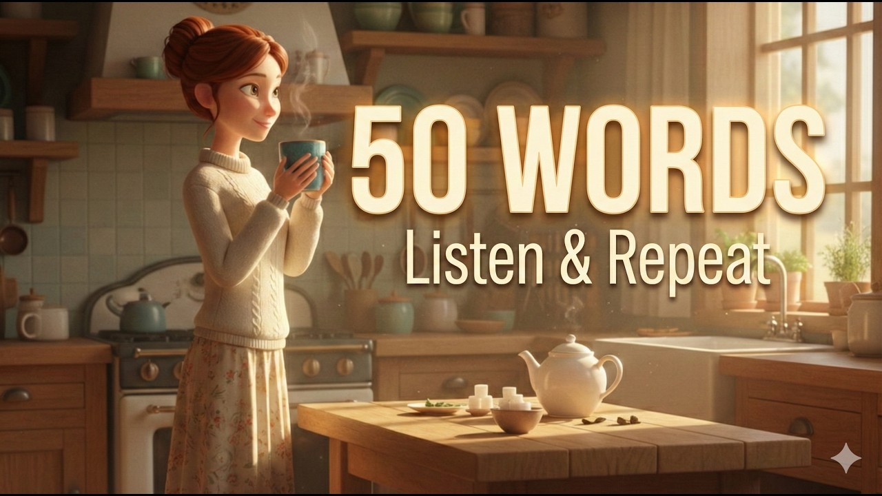 [Oxford 5000] Intermediate #22 | 50 English Words (Listen & Repeat)