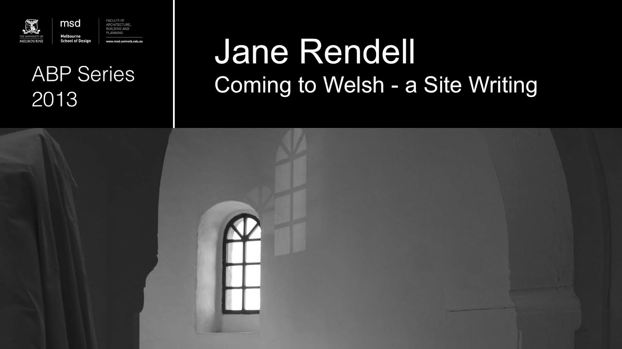 ABP Series 2013 - Jane Rendell