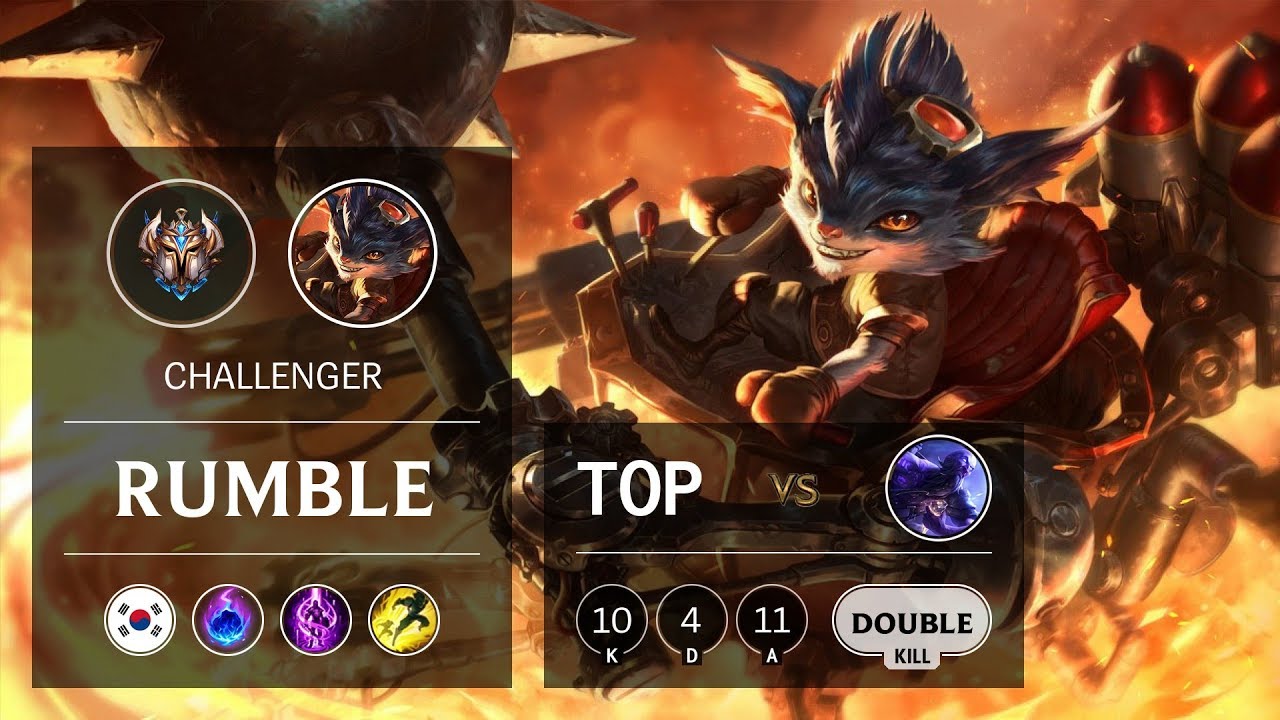 Rumble Top vs Ryze - KR Challenger Patch 9.24