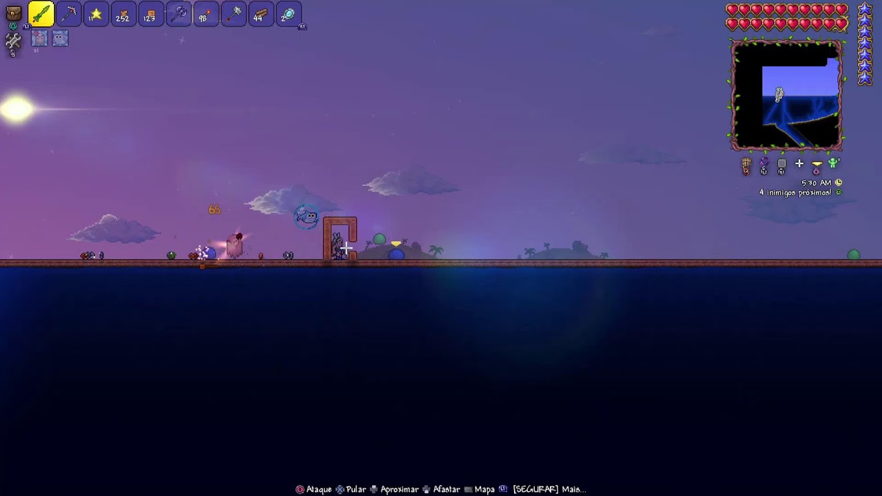 Jogando Terraria 1.4.5