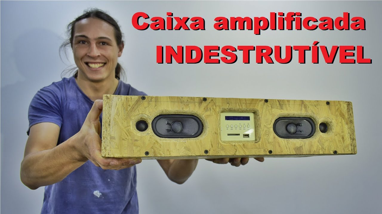Caixinha de som HIGH END super poderosa caseira 2