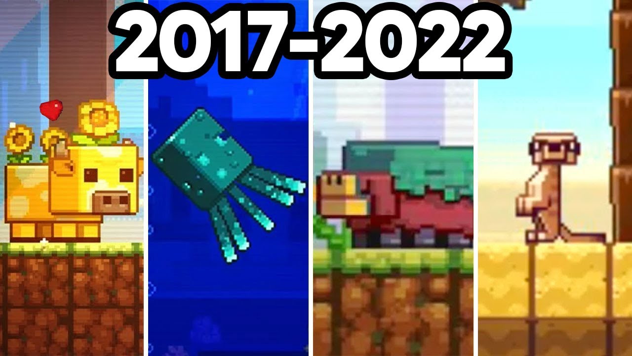 All Minecraft Mob/Biome Votes Animations (2017-2022)