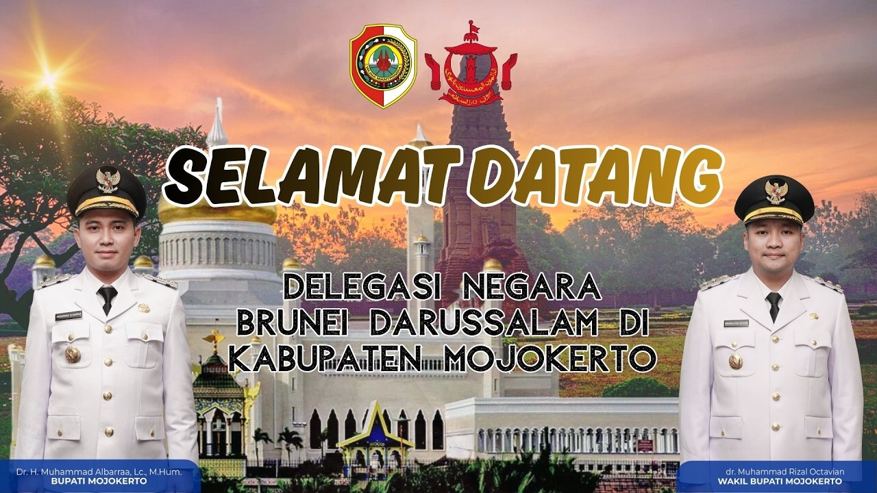 LIVE STREAMING - KUNJUNGAN DELEGASI DARI BRUNEI DARUSSALAM KE KABUPATEN MOJOKERTO