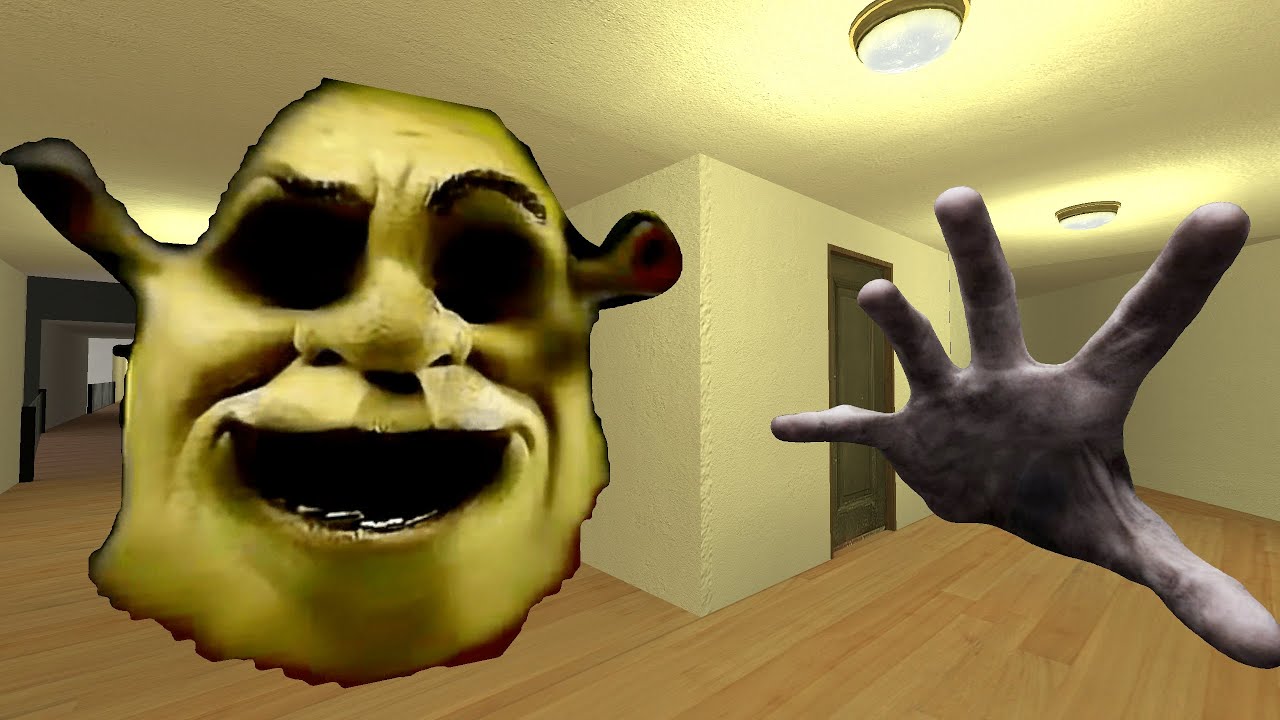 Cursed Shrek And Scary Hand  Nextbot Gmod