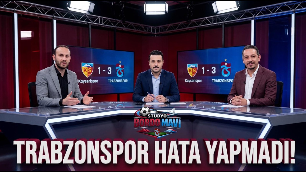🟥🟦 KAYSERİ’DE KRİTİK 3 PUAN! | KYS 1-3 TS | MAÇ SONU DEĞERLENDİRMESİ #Trabzonspor #SüperLig #Futbol