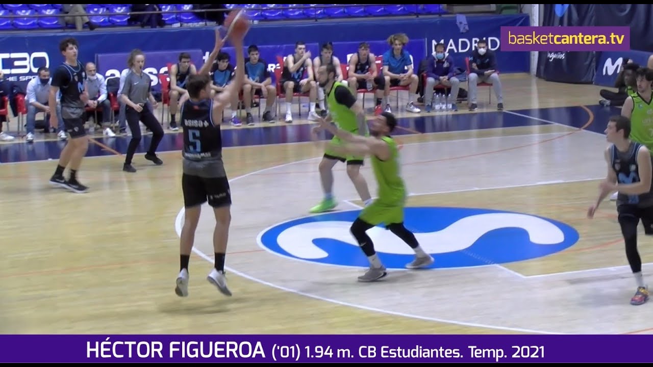 H&Eacute;CTOR FIGUEROA ('01) 1.94 m. CB ESTUDIANTES. Temp. 2021 #BasketCantera.TV