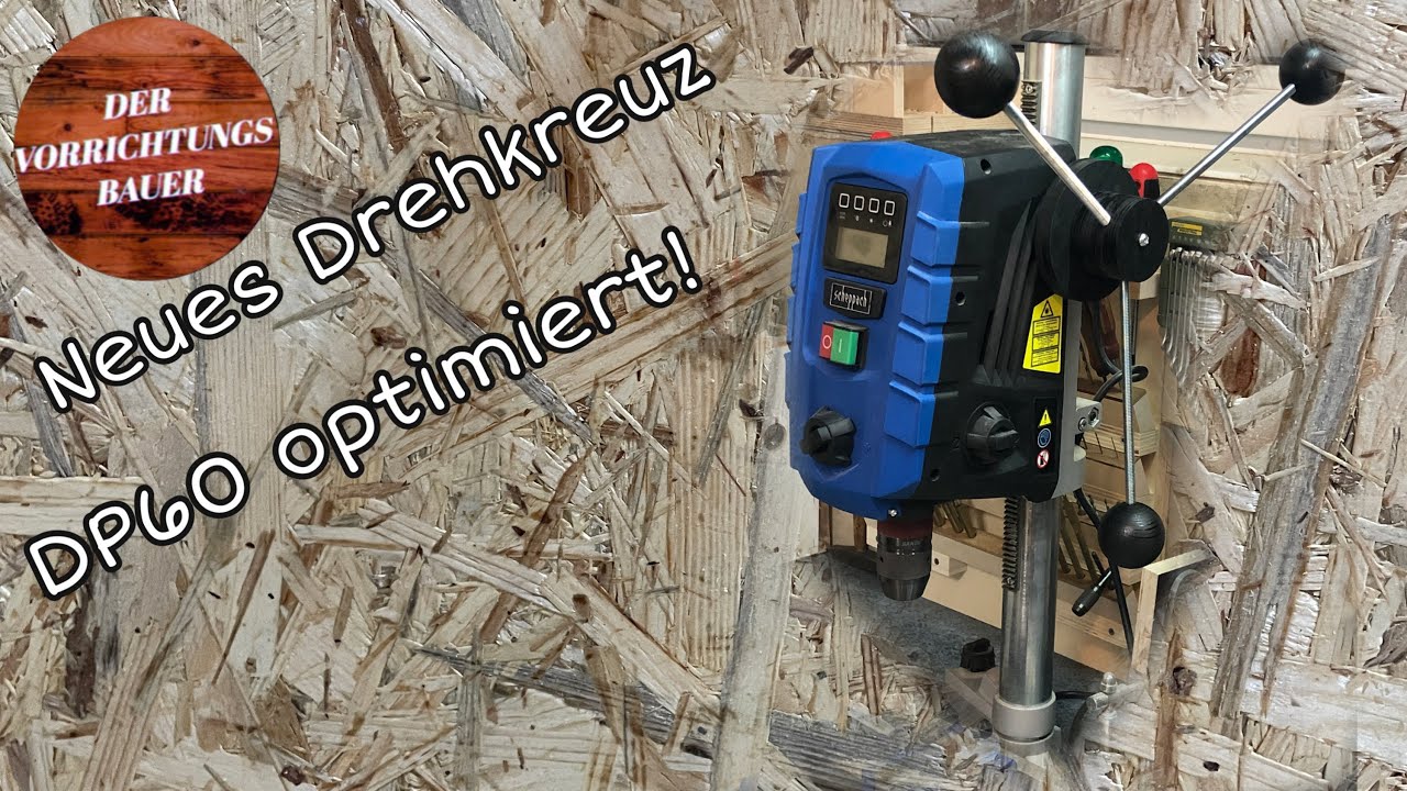 Drehkreuz Scheppach DP60 optimiert | Der Vorrichtungsbauer