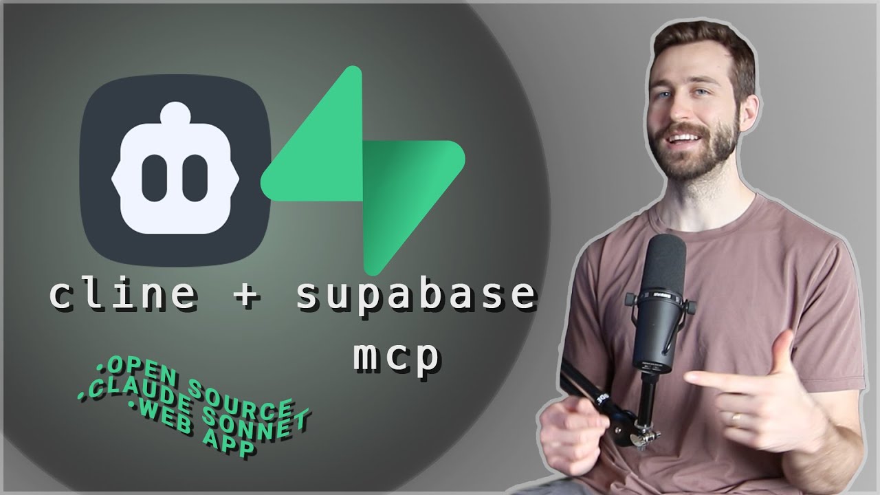 Cline AI MCP Workflow &mdash; Supabase Web App with Auth, Storage & DB