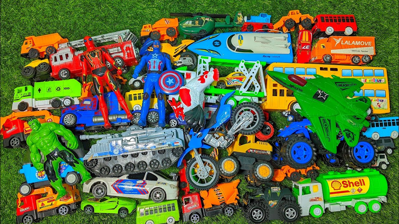Mobil Mobilan Truk Oleng , Mobil Truk Molen, Mobil Balap, Truk Pasir, Excavator, Mobil Roket, Damkar