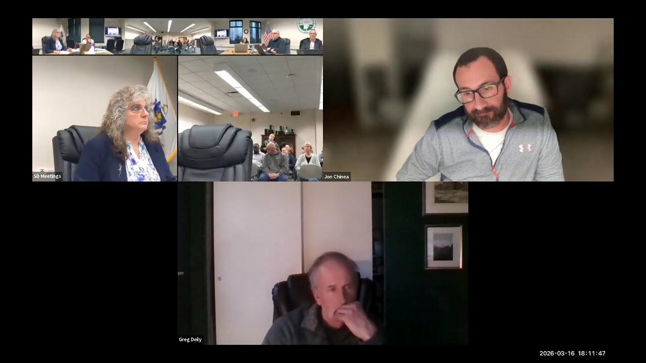 Select Board Meeting March 16, 2026