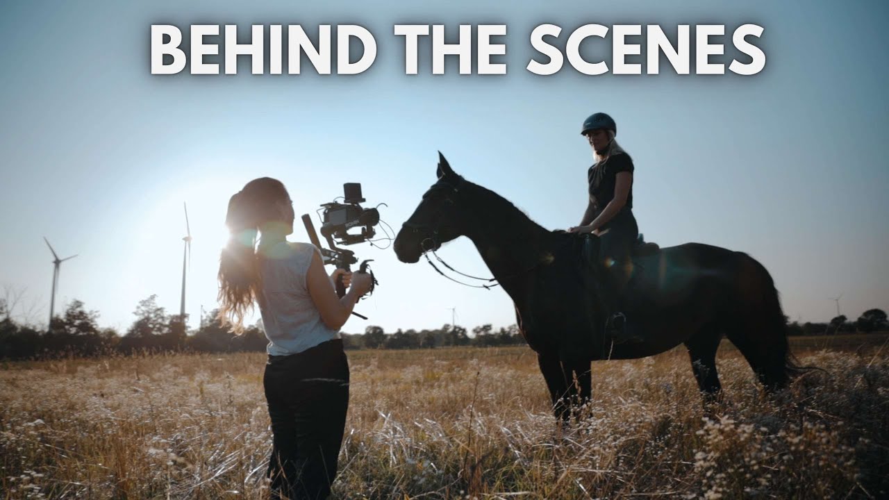 Behind the scenes Cinematic Horse Video