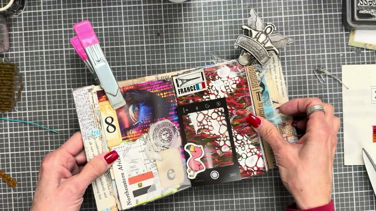 #abcjlc2026 @JodiLewisCreations  Letter F @drnmarketbydebbie #collageart #papercollage