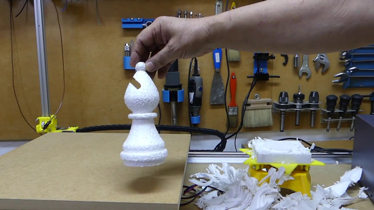 Construcción cortadora CNC por hilo caliente ( 5 )