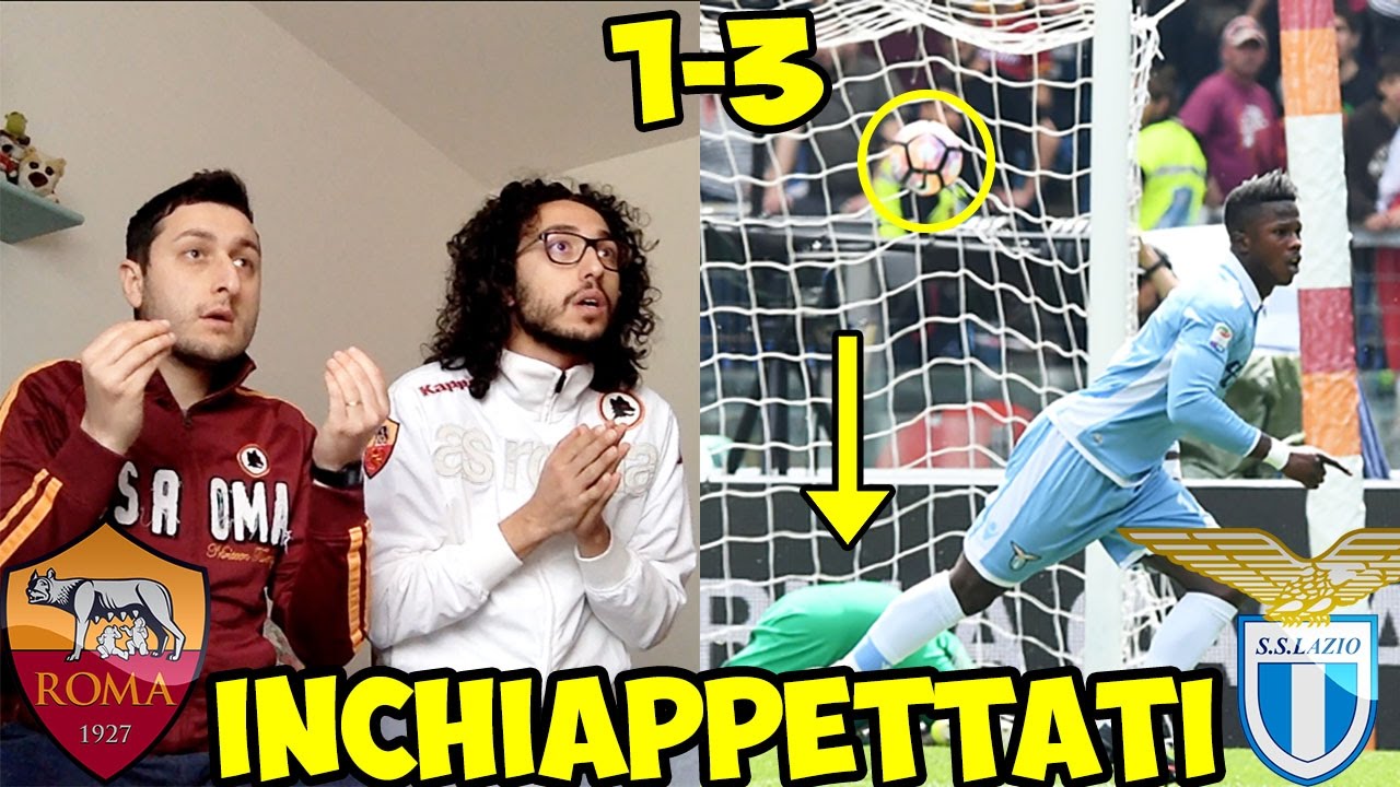 INCHIAPPETTATI MALE | ROMA-LAZIO 1-3 | LIVE REACTION