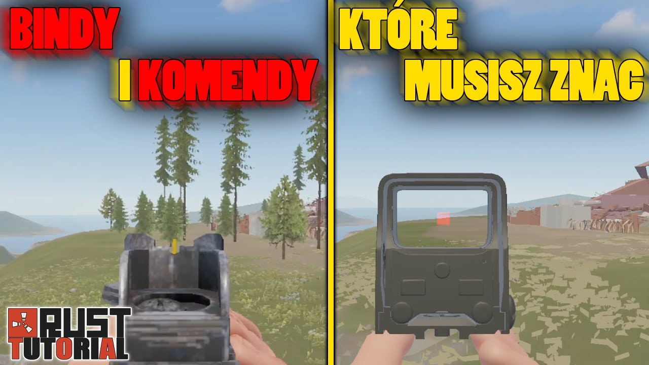 RUST - TOP 10 BINDÓW UŁATWIAJĄCYCH GRE