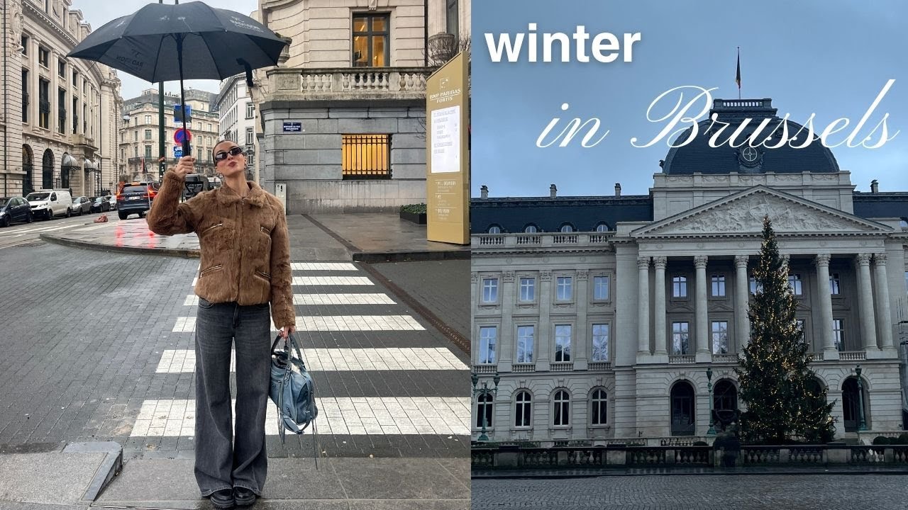 christmas trip to brussels | failing at ice skating, christmas market and