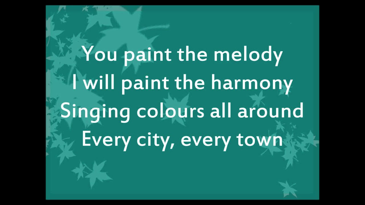 Count Us In 2014: Paint You A Song - Vocal