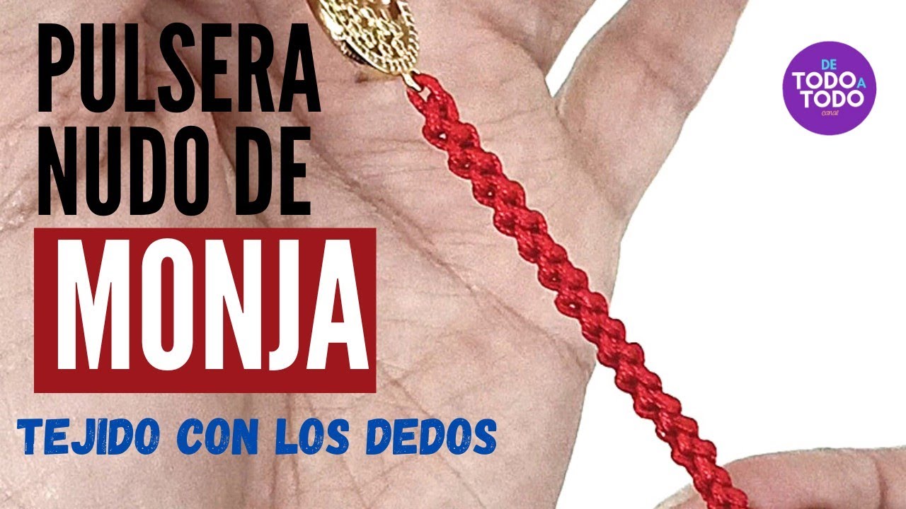 PULSERA Nudo de MONJA o Cordón de Monja.