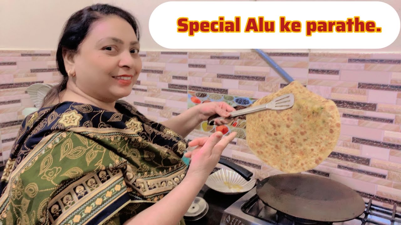 Special alu ke parathe(shahnaz vlog)