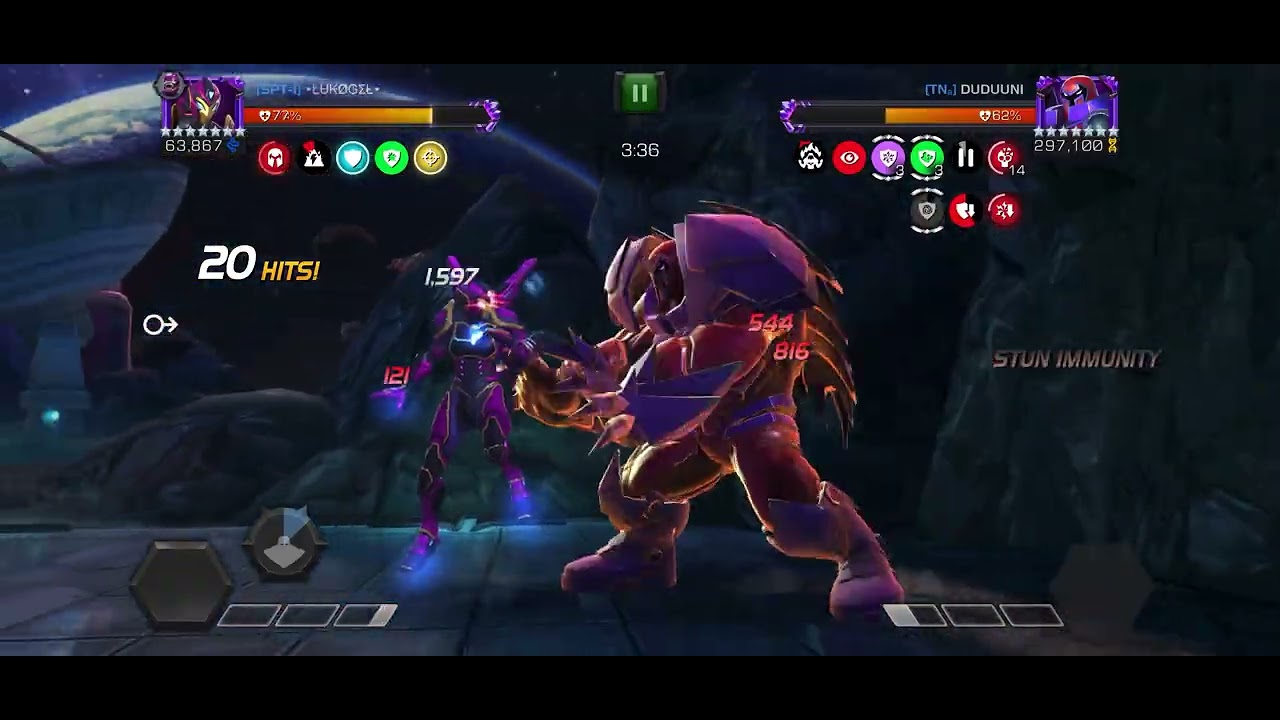 Onslaught node 50 with IronHeart - MCOC AW