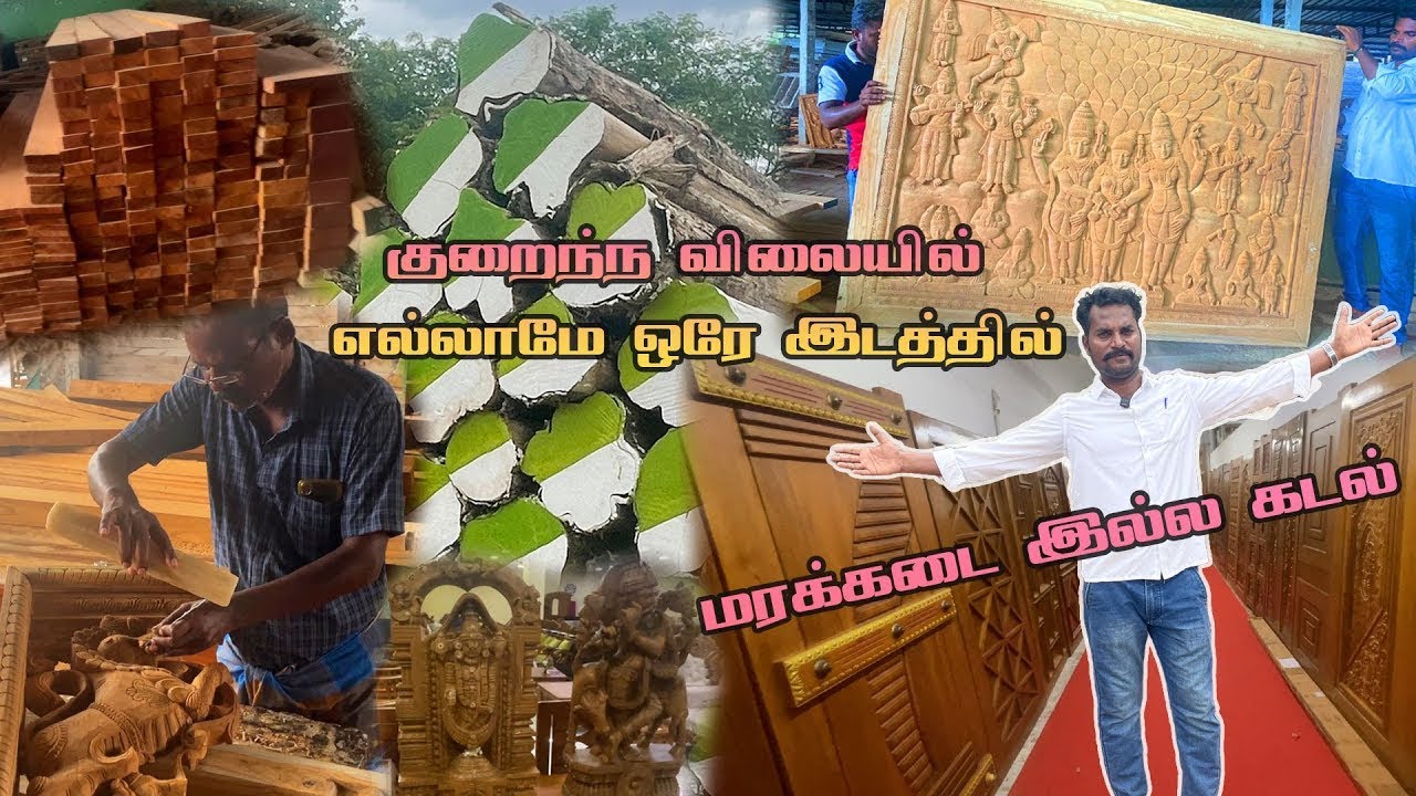 This is a sea of ​​wood shops! From timber to royal furniture, everything is in one place!!