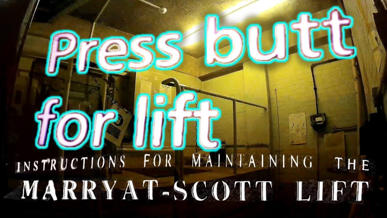 OLD 1968 MARRYAT SCOTT LIFT, MOTOR ROOM & MEMORABILIA