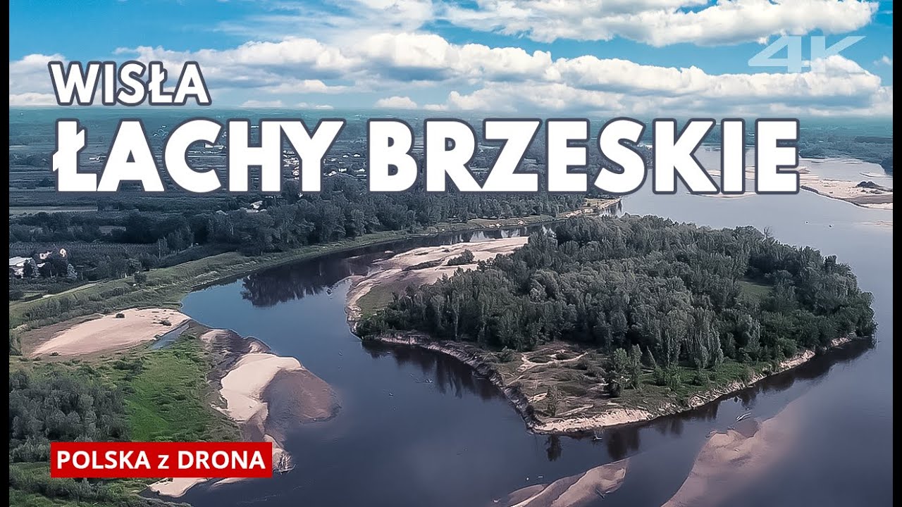 ŁACHY BRZESKIE Wisła - południe Warszawy | Polska z lotu Ptaka