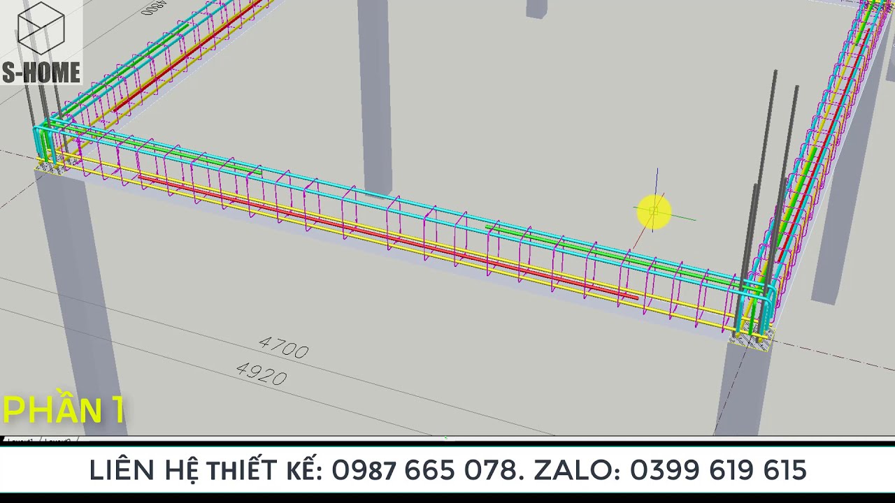 Tăng cường thép dầm đúng Kĩ thuật . P1/Reinforcement detailing of beam.
