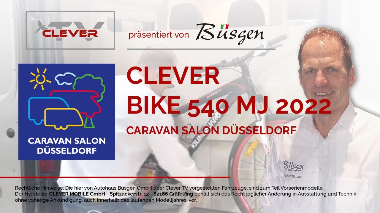 Clever Bike 540 MJ 2022 Caravan Salon Düsseldorf