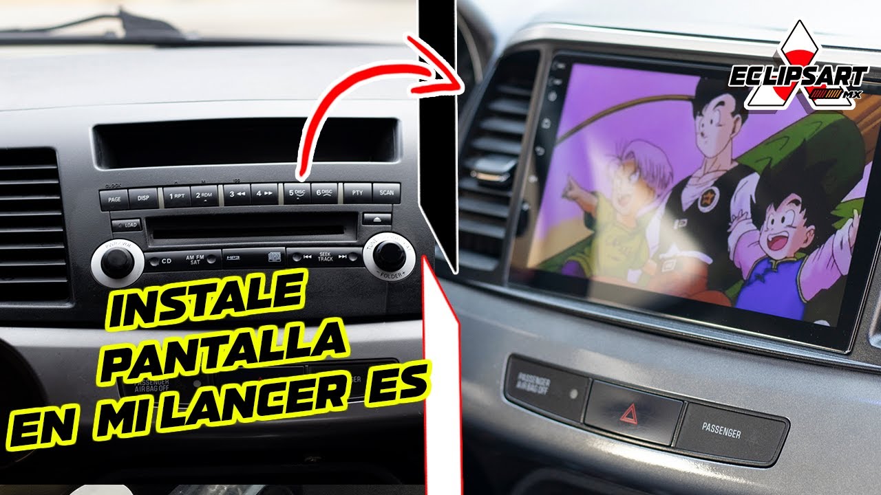 Instalación Estéreo de Pantalla en  Lancer ES
