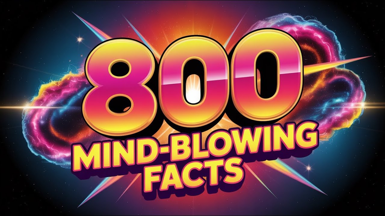 800 SHOCKING Facts that Will Change the Way You SEE the WORLD! | 95% of people DONT KNOW THIS