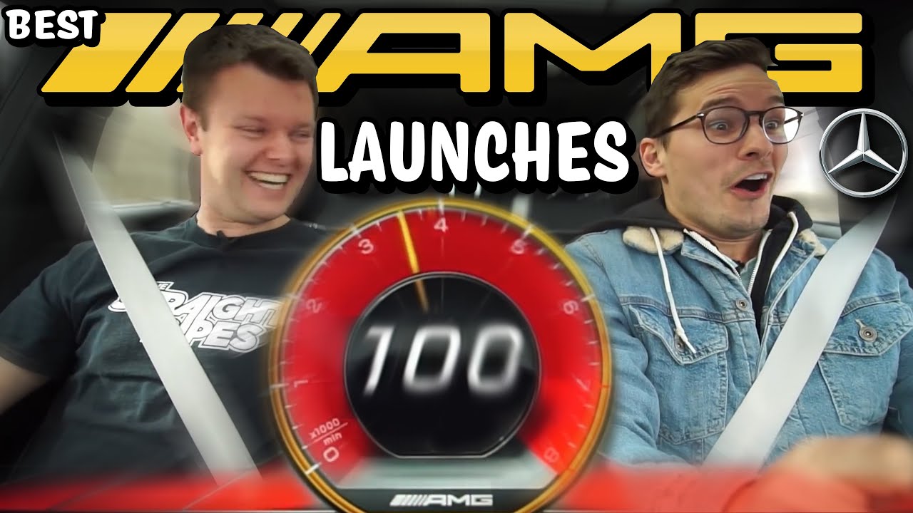 Лучшие реакции Mercedes-AMG LAUNCH CONTROL