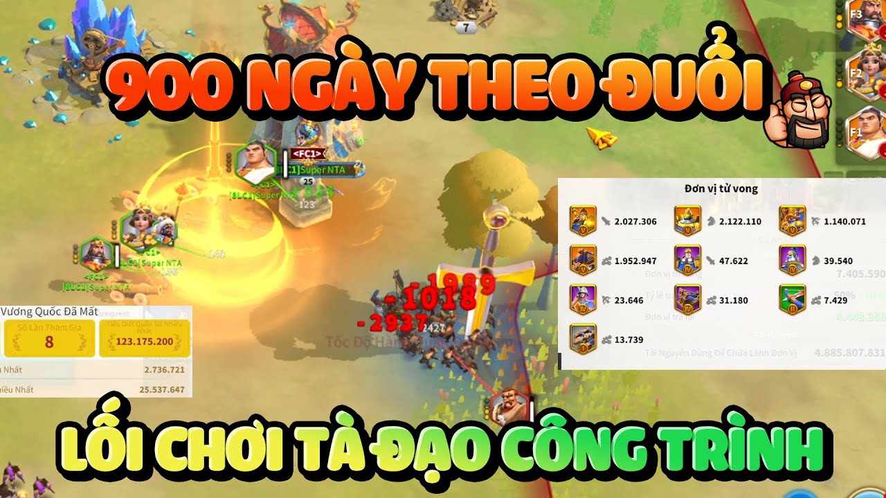 Trao Đổi Siêu Lời Với Lối Chơi Thuần Công Trình - Các Boss Cũng Không Lãi Bằng Rise of Kingdoms