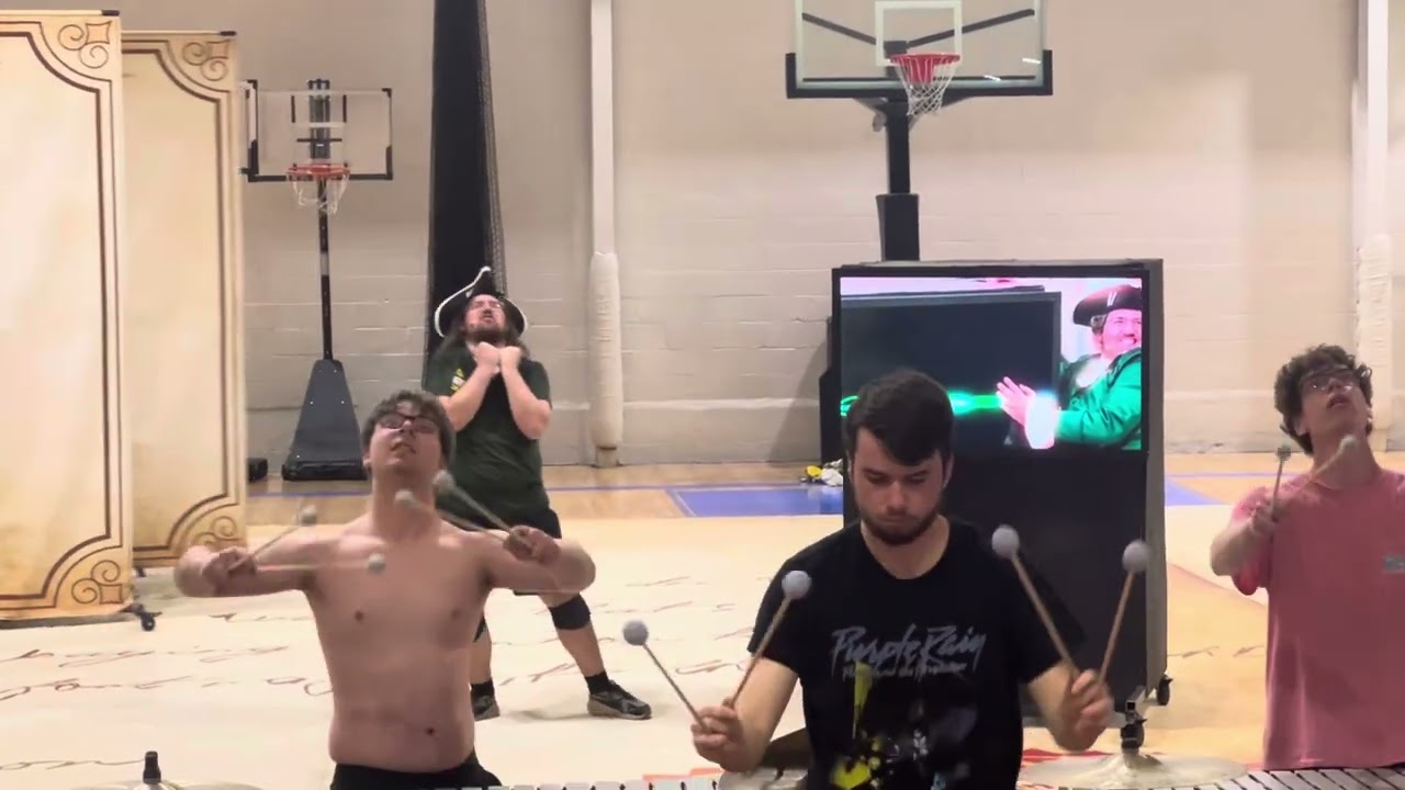GEORGE MASON UNIVERSITY INDOOR DRUMLINE 2025 FINAL REHEARSAL RUN