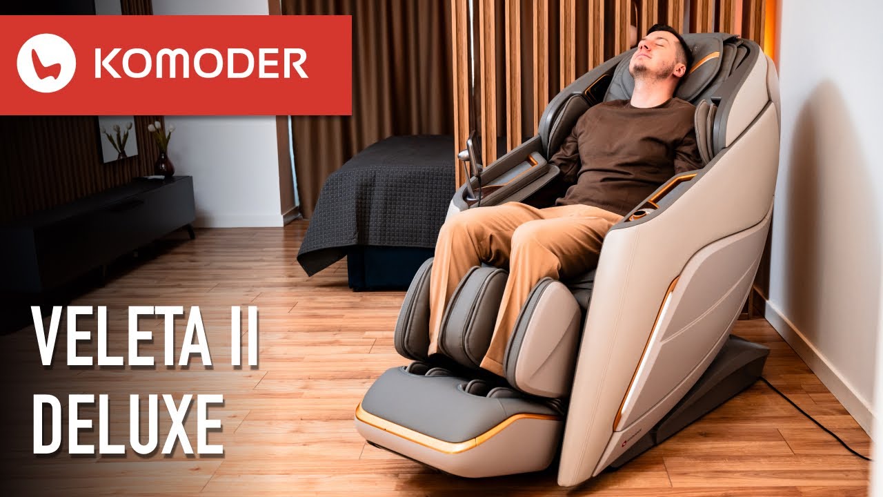 Komoder VELETA II DELUXE 4D Ganzk&ouml;rper Massagesessel