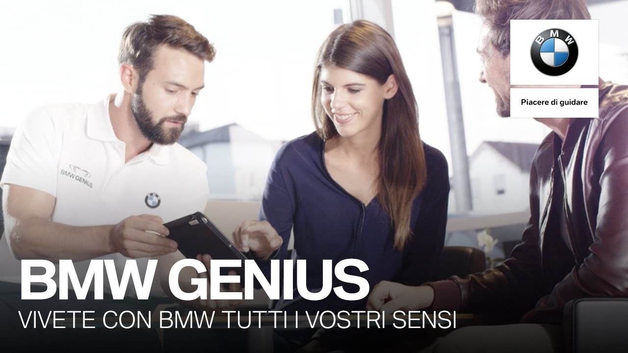 BMW Genius. Vivete BMW con tutti i vostri sensi.