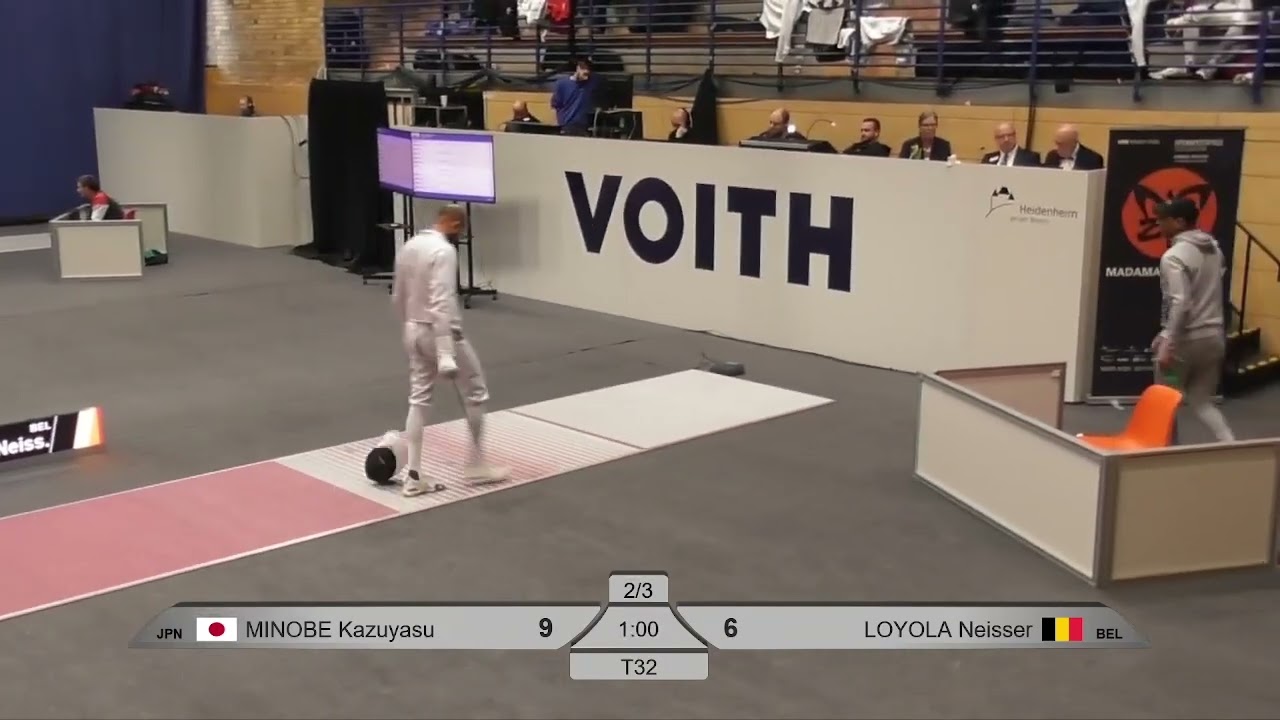 2024 98 T32 14 M E Individual Heidenheim GER WC RED LOYOLA BEL vs MINOBE JPN