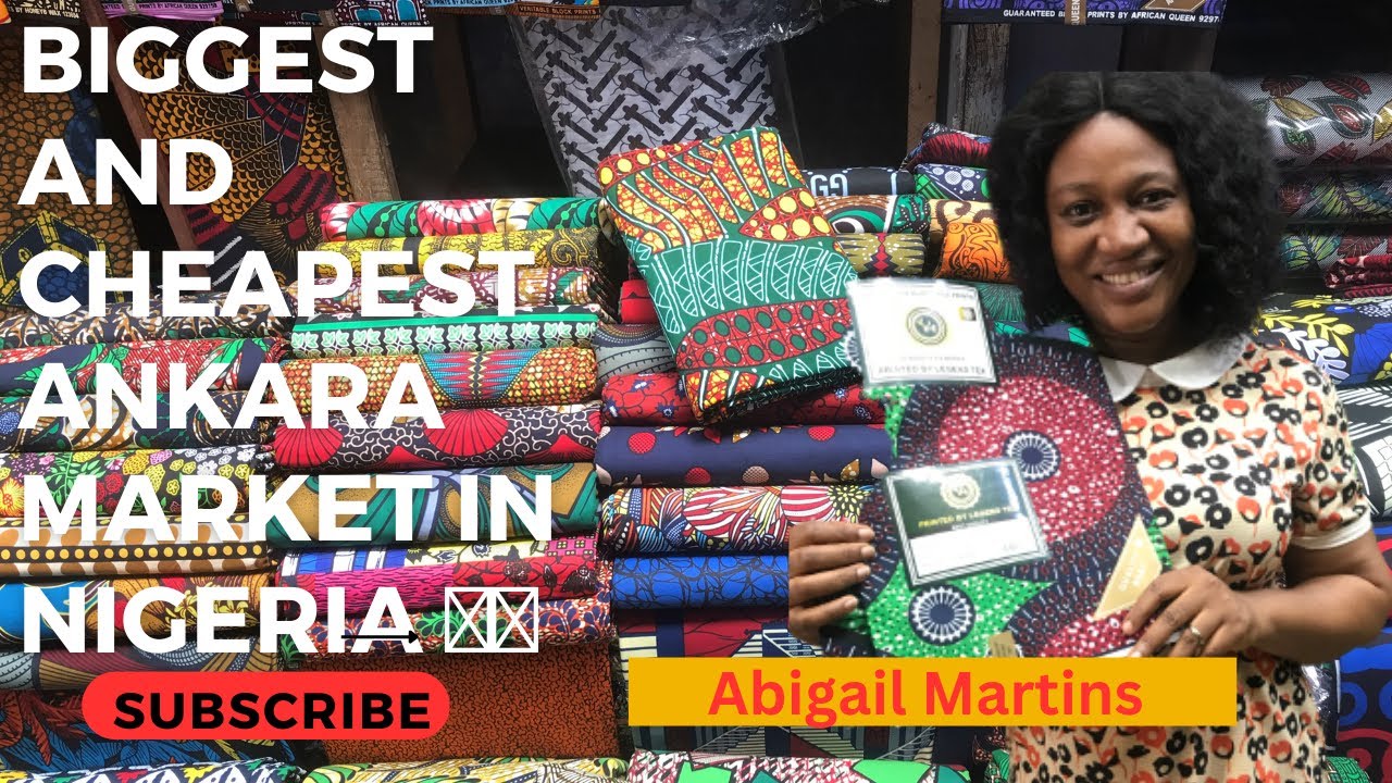 The Biggest And cheapest Ankara/Fabric in Nigeria 🇳🇬. #business #market #vlogs #ankara