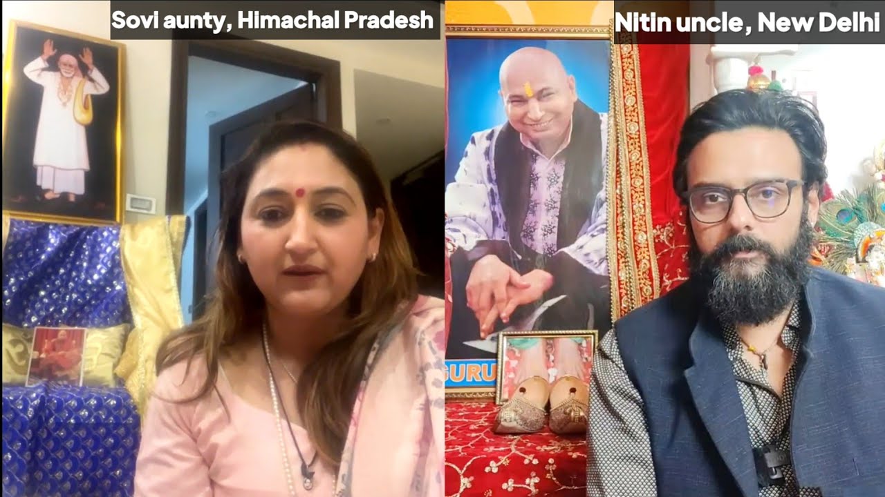 Nitin Uncle Satsang Live With Sangat Sovi aunty from Solan, Himachal Pradesh 💠 Monday 💠 Video # 3