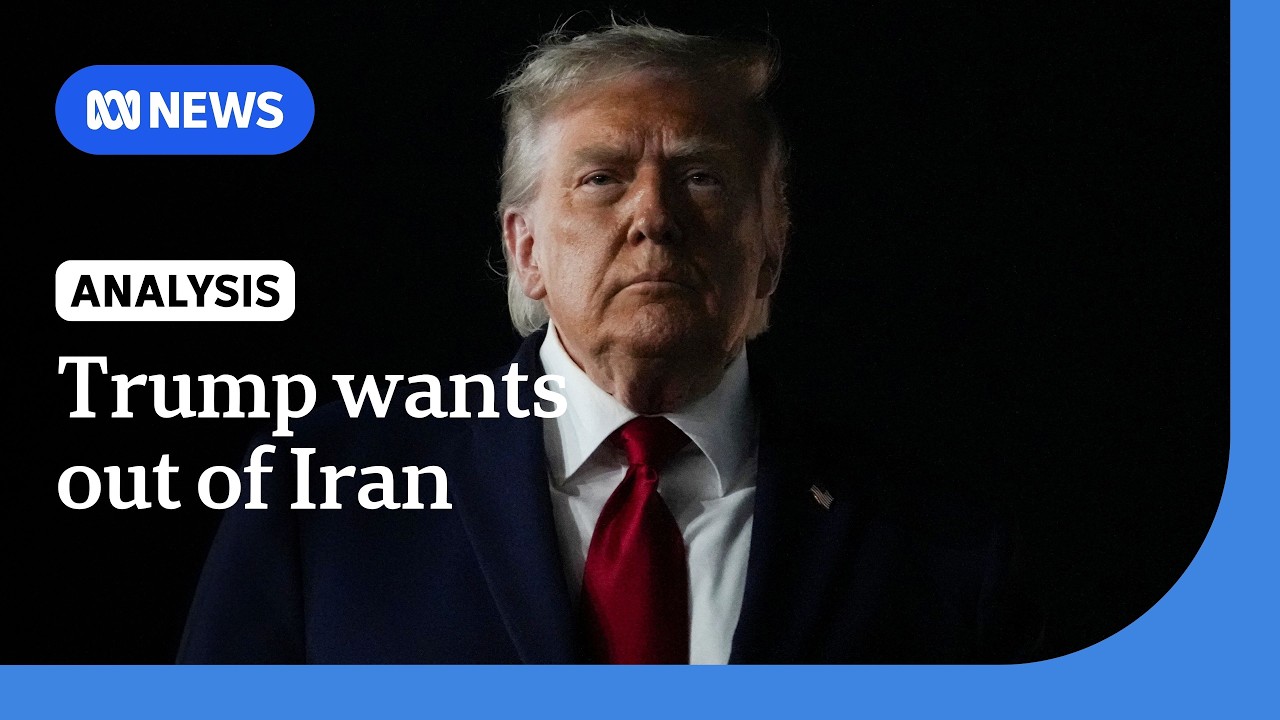 Trump wants out of Iran war 'yesterday' despite strikes: Lyons | ABC NEWS