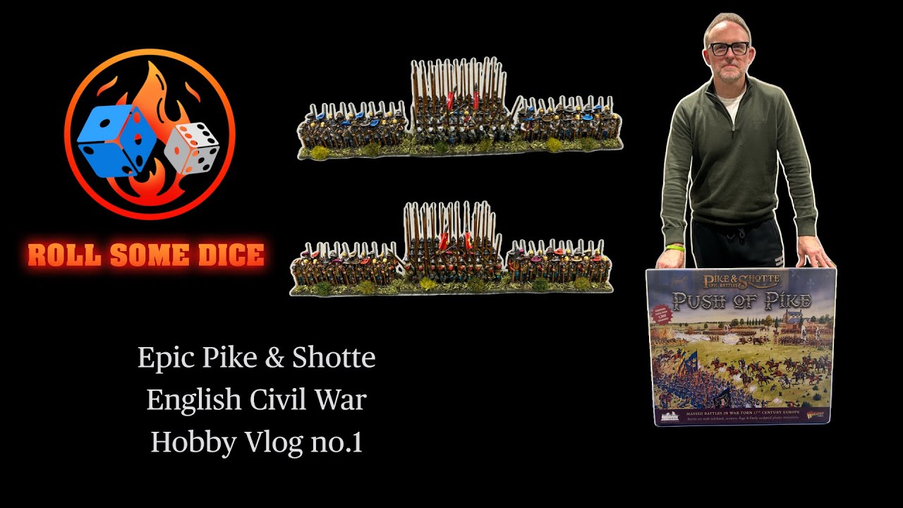 Epic Pike & Shotte - English Civil War - Hobby Vlog no.1 - Push of Pike progress #epicbattles 