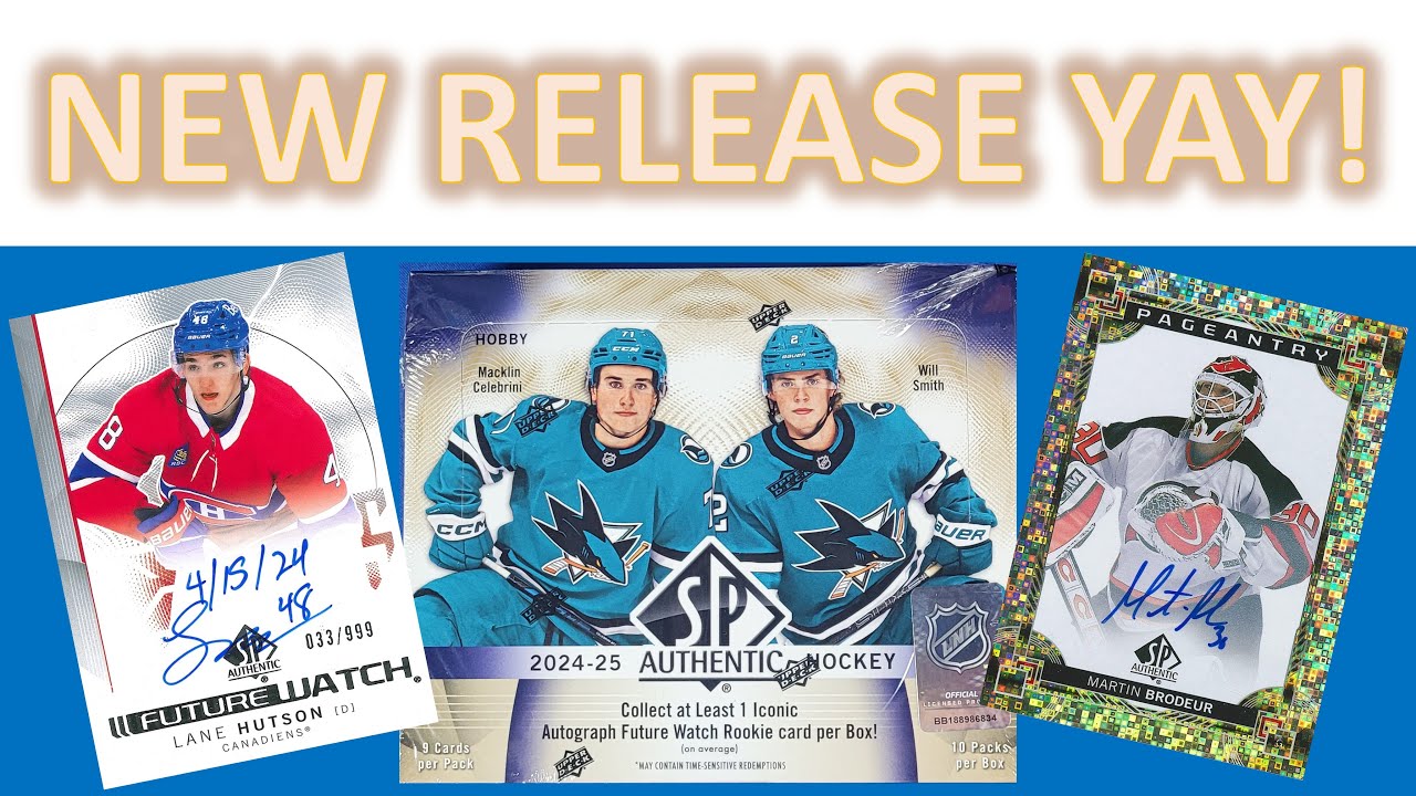 New Release and IT LOOKS REALLY GOOD! 2024-25 Upper Deck SP Authentic Hockey