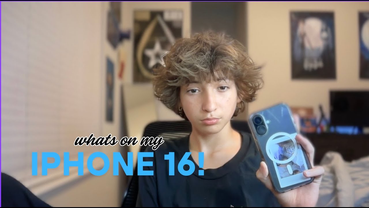 What's on my iPhone 16 in black!
